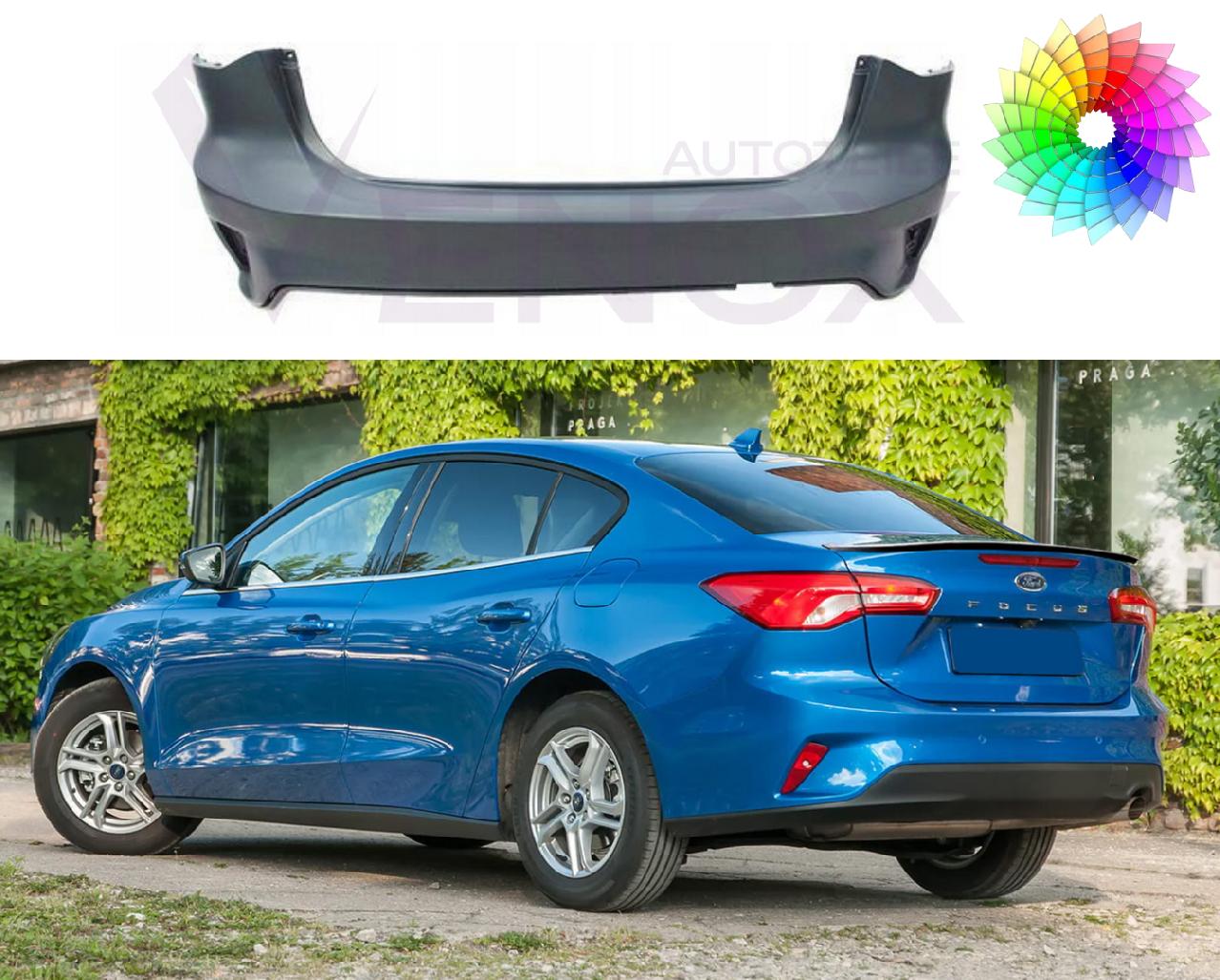 Zderzak Tył Ford Focus Mk4 Od 2018 Sdn PDC Każdy Kolor - obrazek 2