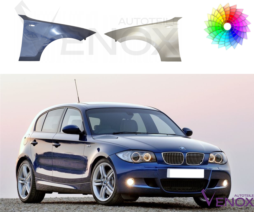 Błotnik Prawy BMW E81 04-13 Każdy Kolor - obrazek 2