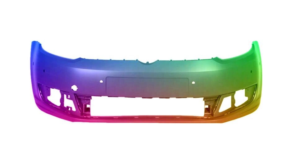 Zderzak Przód VW Caddy 10-15 6 PDC Każdy Kolor