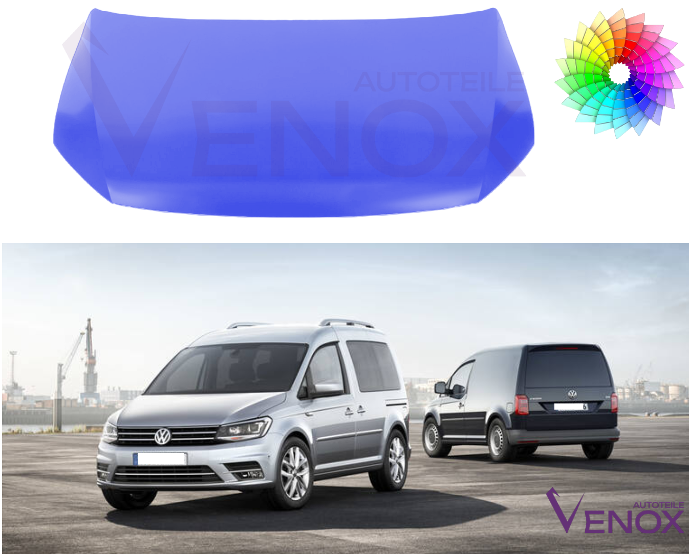 Maska do Vw Caddy Od 2015 Każdy Kolor - obrazek 2