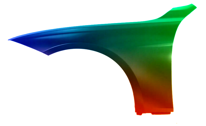Błotnik Lewy BMW F30 F31 F34 F35 12-19 Kolor 668 - obrazek 2