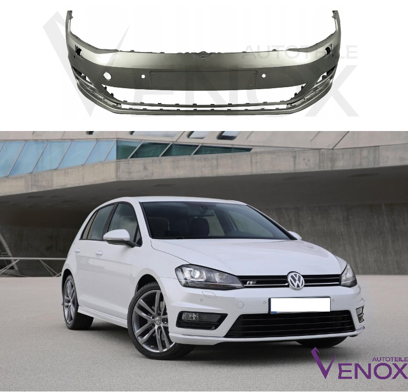 Zderzak Przód VW Golf 7 2012-2017 PDC SR Każdy Kolor - obrazek 2