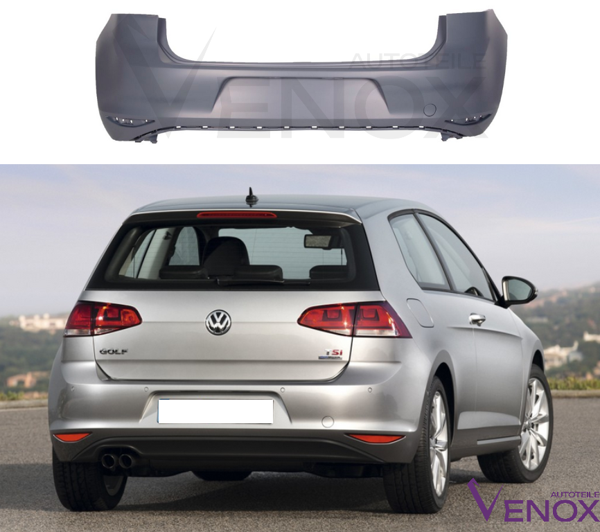 Zderzak Tył VW Golf 7 2012-2017 Każdy Kolor - obrazek 2