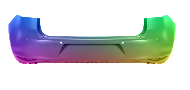 Zderzak Tył VW Golf 7 VII 2012-2017 PDC Każdy Kolor