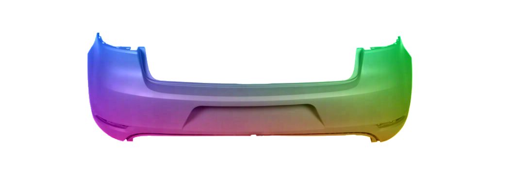 Zderzak Tył Vw Golf VI GTD GTI 2008-2016 4xPDC Każdy Kolor