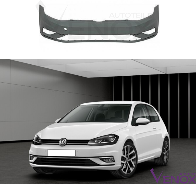 Zderzak Przód VW Golf VII 2017-2020 Każdy Kolor - obrazek 2