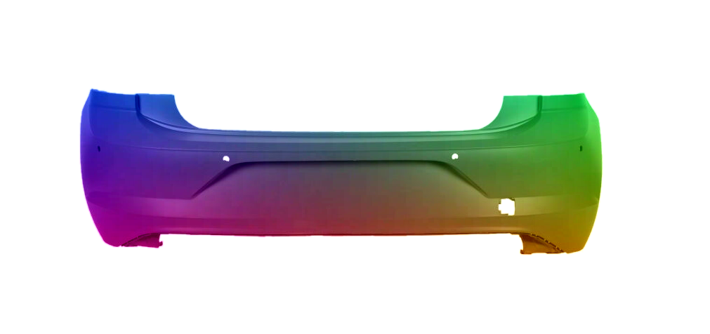 Zderzak Tył Vw Polo Od 2017 4xPDC Każdy Kolor