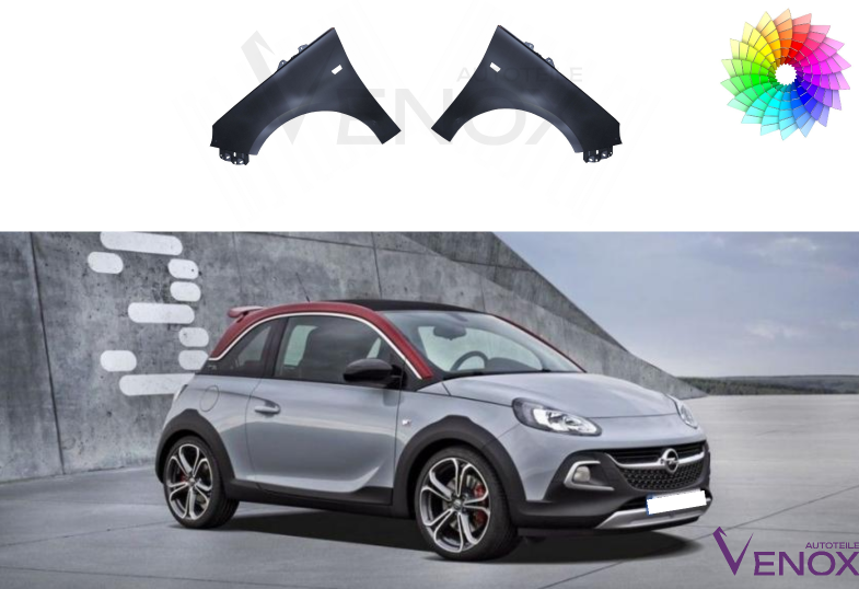 Błotnik Prawy Opel Adam Od 2013 każdy Kolor - obrazek 2