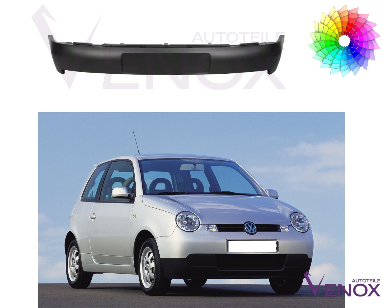 Zderzak Przód VW Lupo 1998-2005 Każdy Kolor - obrazek 2