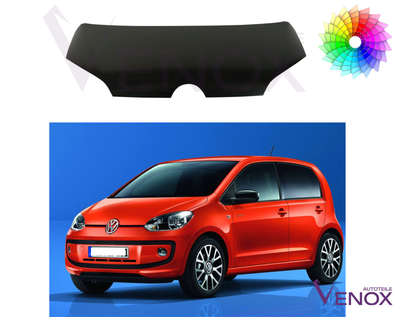 Maska Vw UP! 2012-2016 Każdy Kolor - obrazek 2
