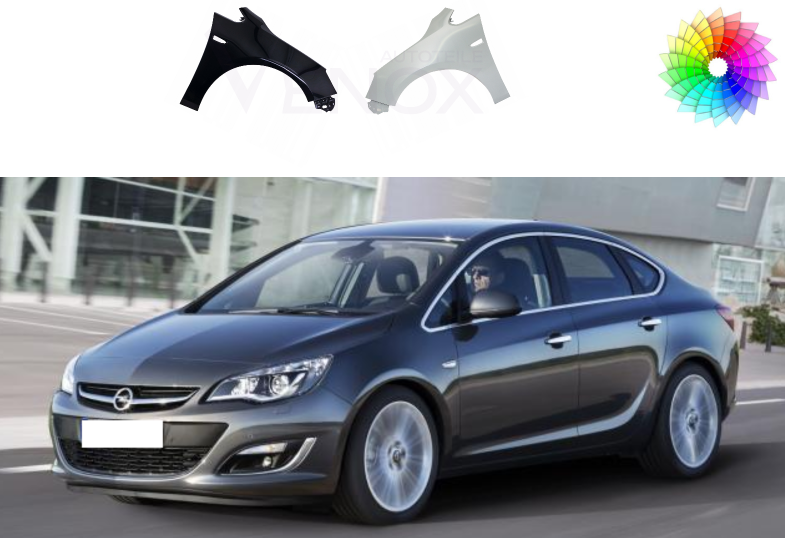 Błotnik Lewy Opel Astra J 2009-2015 Każdy Kolor - obrazek 2