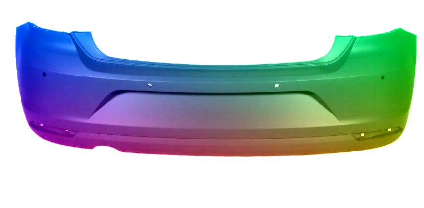 Zderzak Tył VW Polo 6R 2014-2017 PDC Każdy Kolor