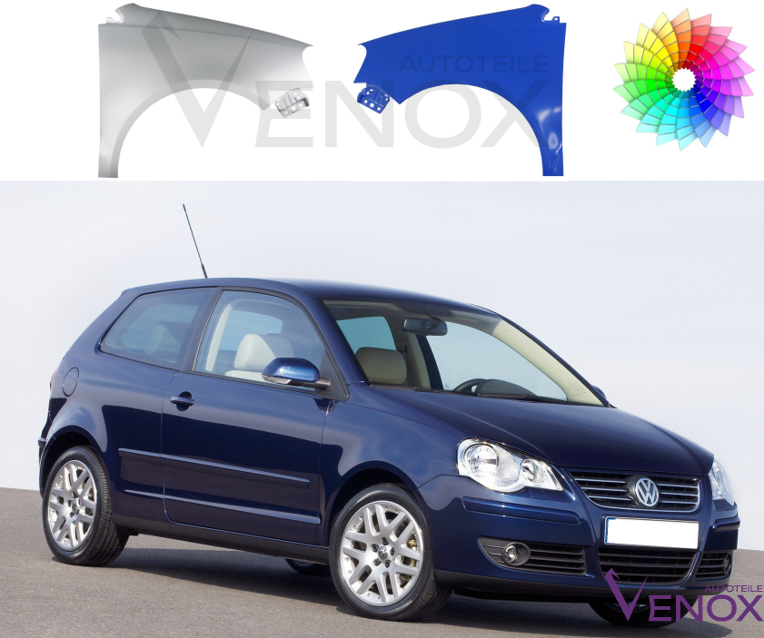 Błotnik Prawy VW POLO 9N 01-05 Każdy Kolor - obrazek 4