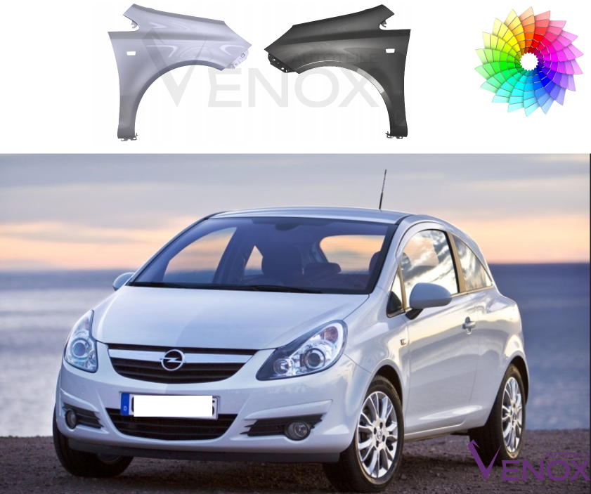 Błotnik Prawy Opel Corsa D 06-15 Każdy Kolor - obrazek 2