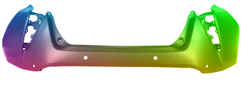 Zderzak Tył Toyota Prius (XW50) 2016-2019 PDC Każdy Kolor