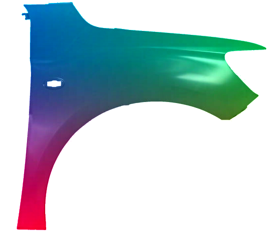 Błotnik Prawy Citroen C-Elysee 2012-2017 Każdy Kolor