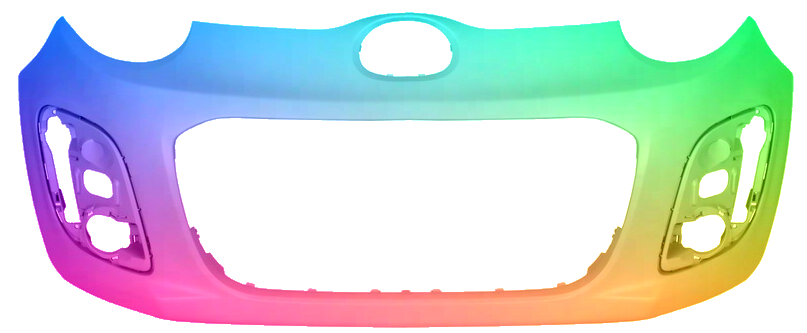 Zderzak Przód Citroen C1 (PM/PN) 2012-2014 Każdy Kolor