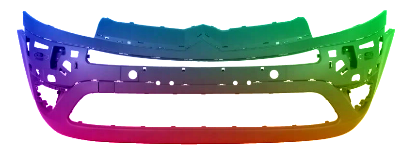 Zderzak Przód Citroen C4 Picasso (UA/UD) 2006-2013 Każdy Kolor