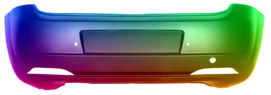Zderzak Tył Fiat Punto Grande (199) 2005-2012 PDC Każdy Kolor