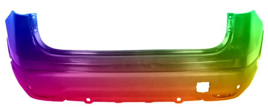 Zderzak Tył Nissan Qashqai (J11) 2014-2017 PDC Każdy Kolor